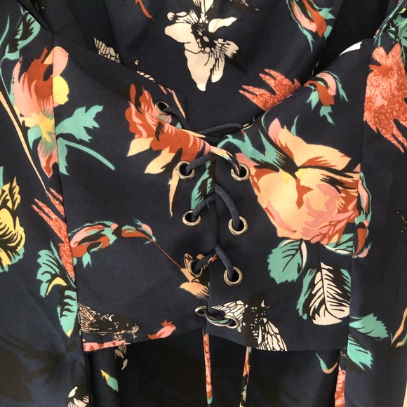 LUMARI Floral Tunic Dress Top - Picture 4 of 5